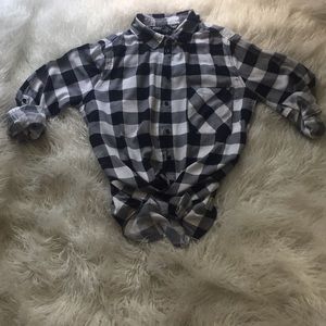 Polly & Esther Tops - 3/$20 Black and White Buffalo Check Button Down M Polly & Esther Tops - 3/$20 Black and White Buffalo Check Button Down M